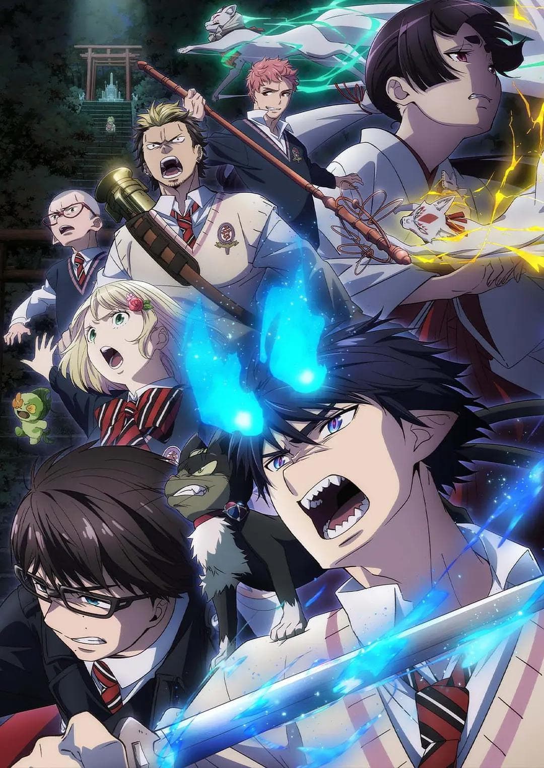 青之驱魔师第三季岛根启明结社篇海报