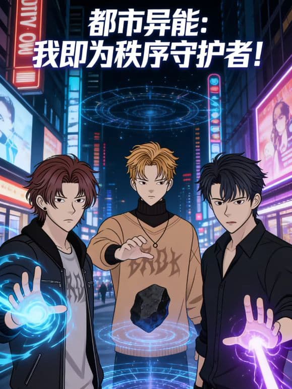 都市异能,我即为秩序守护者!动态漫画海报